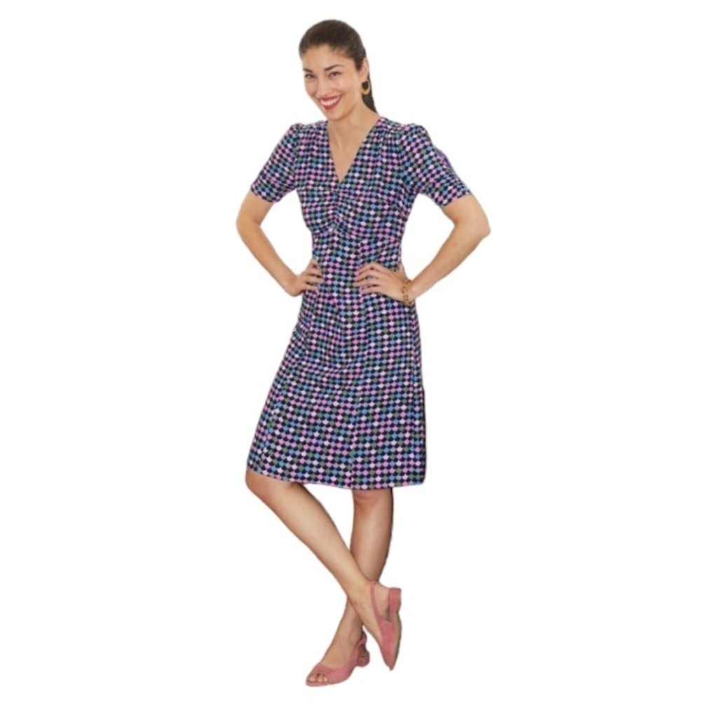 Boden - NWT A-Line Dresses Jemima Ruched Dress French Navy Sz 8